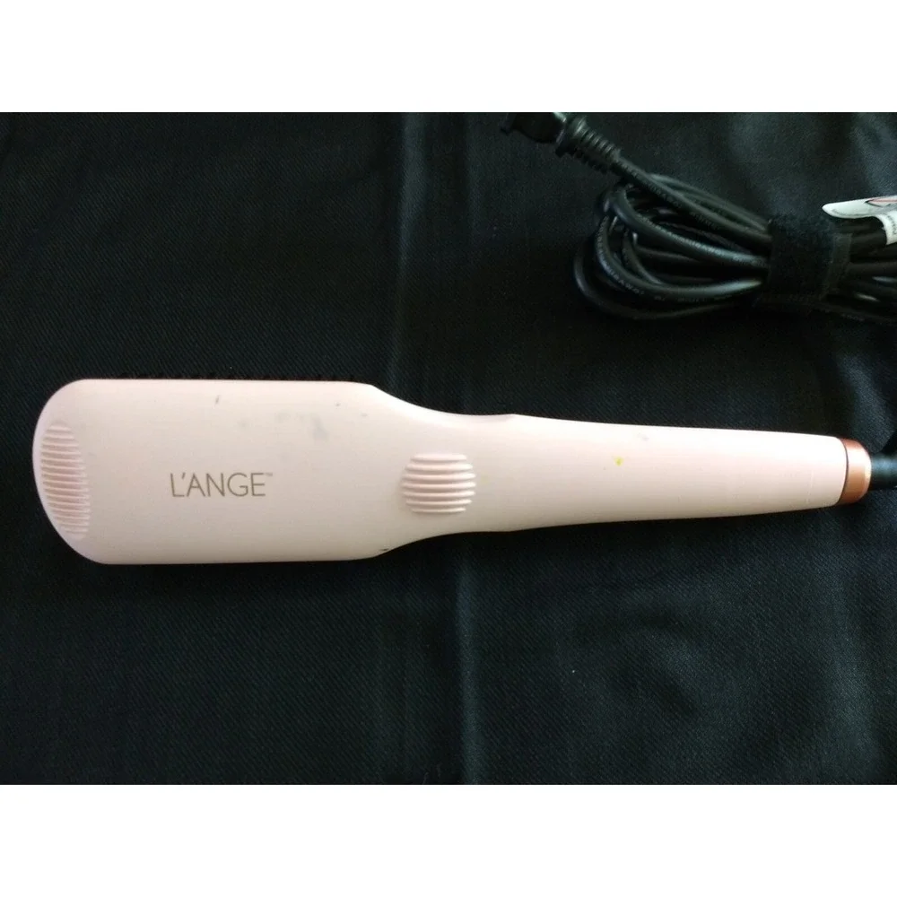 L'ange Hair‎ Straightening Brush Pink Ceramic Heated Styling Tool